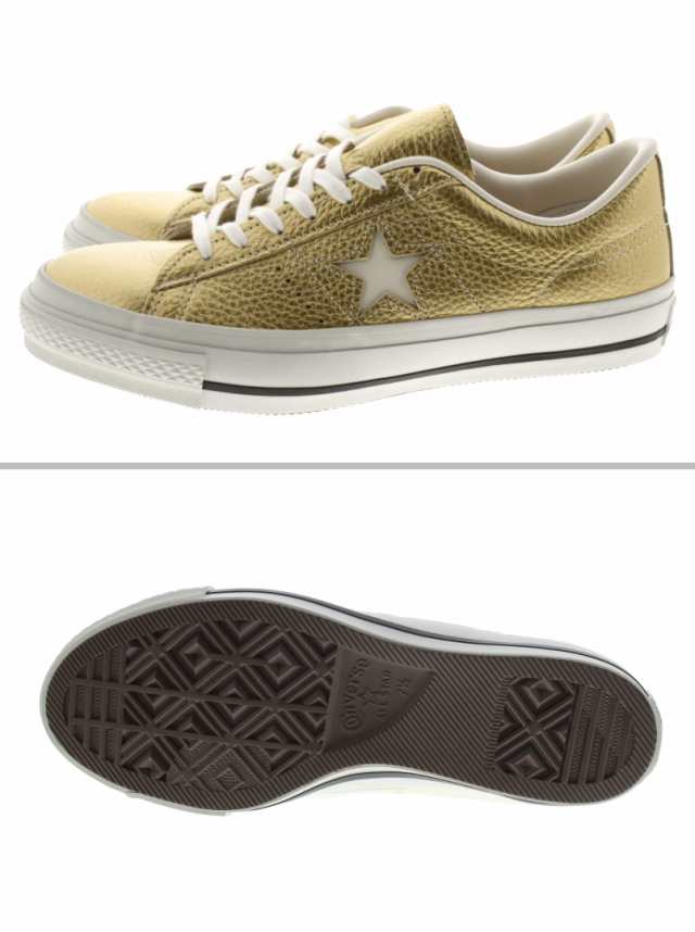 コンバース CONVERSE スニーカー ワンスター ジャパン メタリック ONE STAR J METALLIC ゴールド GLD｜au PAY  マーケット